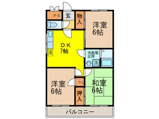 ７３５柳ビルの物件間取画像